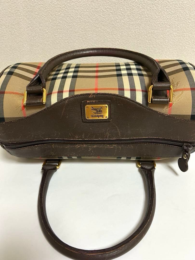 Burberry バーバリー チェック柄 ノバチェック ダッフルバッグ