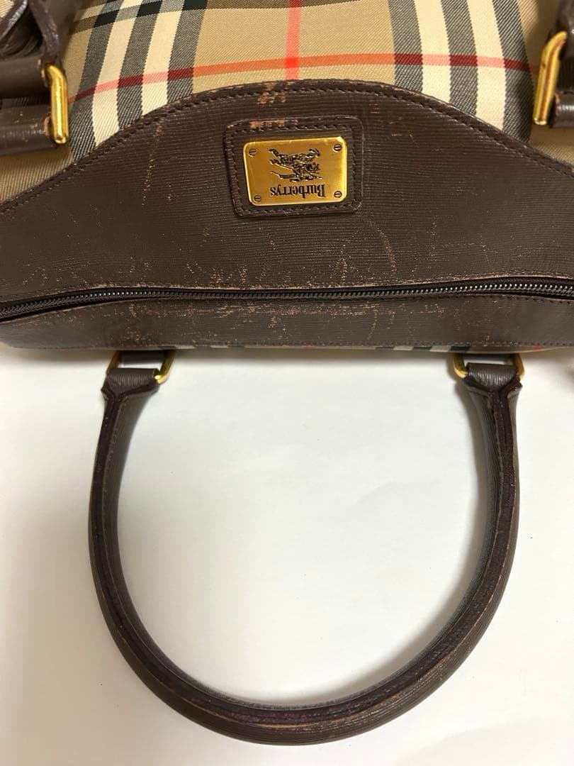 Burberry バーバリー チェック柄 ノバチェック ダッフルバッグ