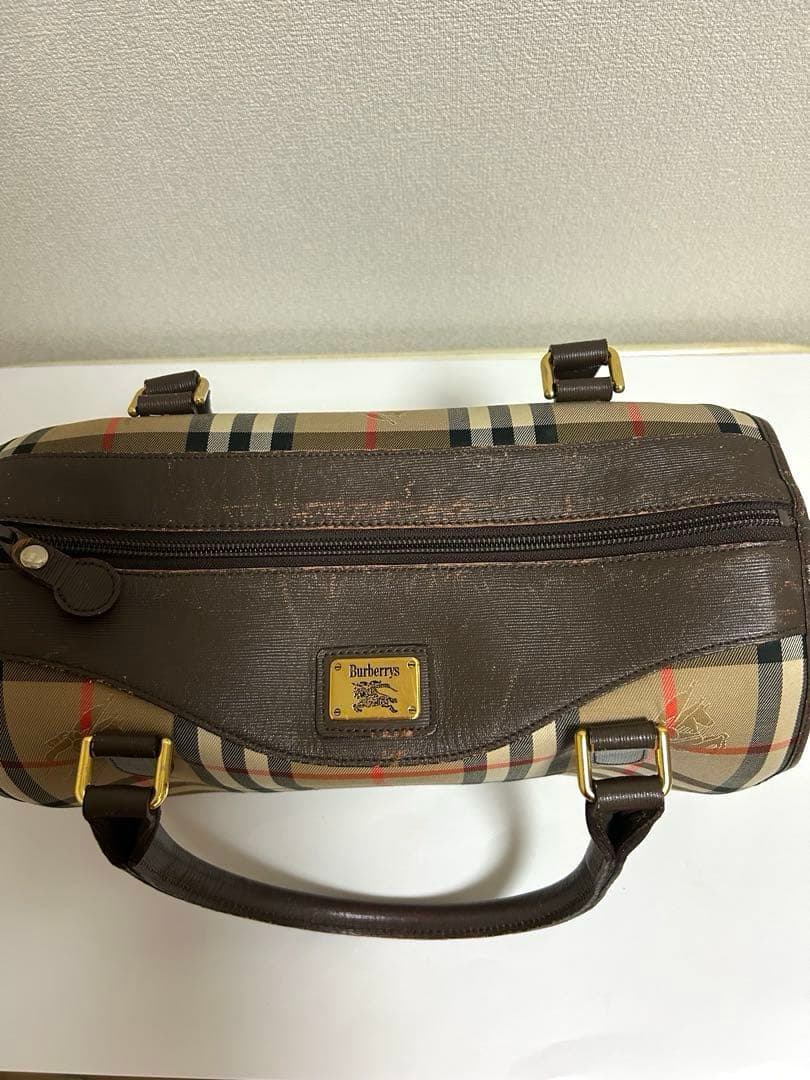 Burberry バーバリー チェック柄 ノバチェック ダッフルバッグ