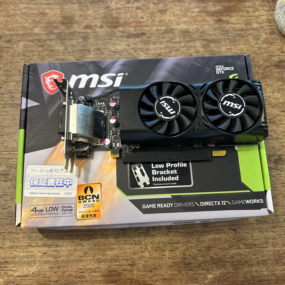 グラフィックボード・グラボ・ビデオカード MSI GeForce GTX 1050ti 4gb