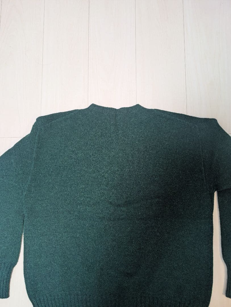 ANATOMICA SHETLAND SWEATER ダークグリーン 40