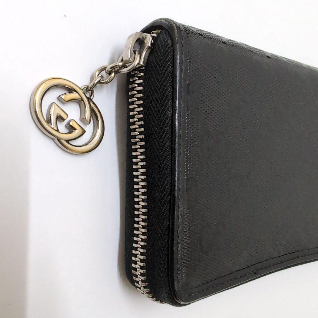 GUCCI グッチ ラウンドファスナー長財布 GGインプリメ