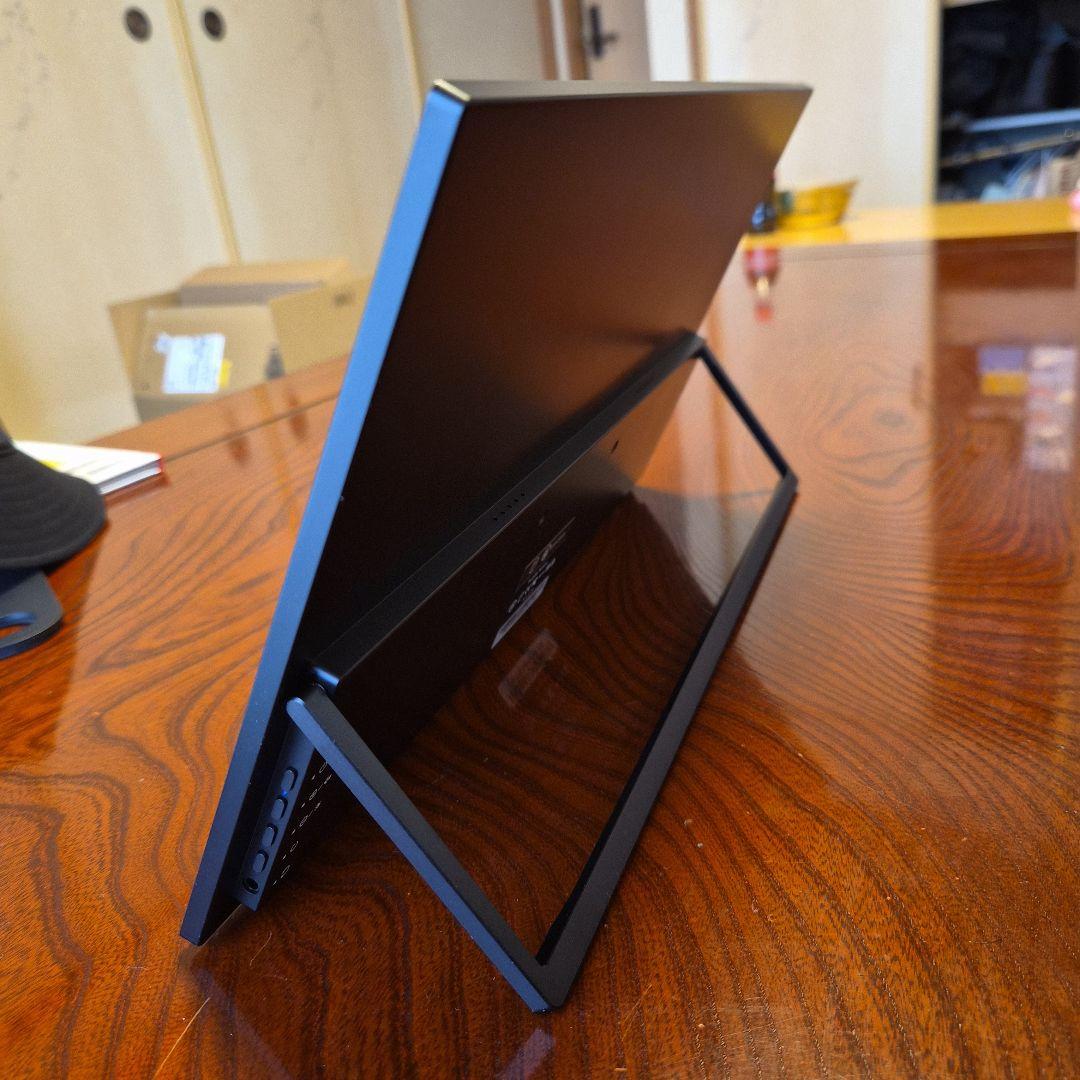 KEEPTIMEワイアレスモバイルモニター15.6インチ卓上スタンド付き