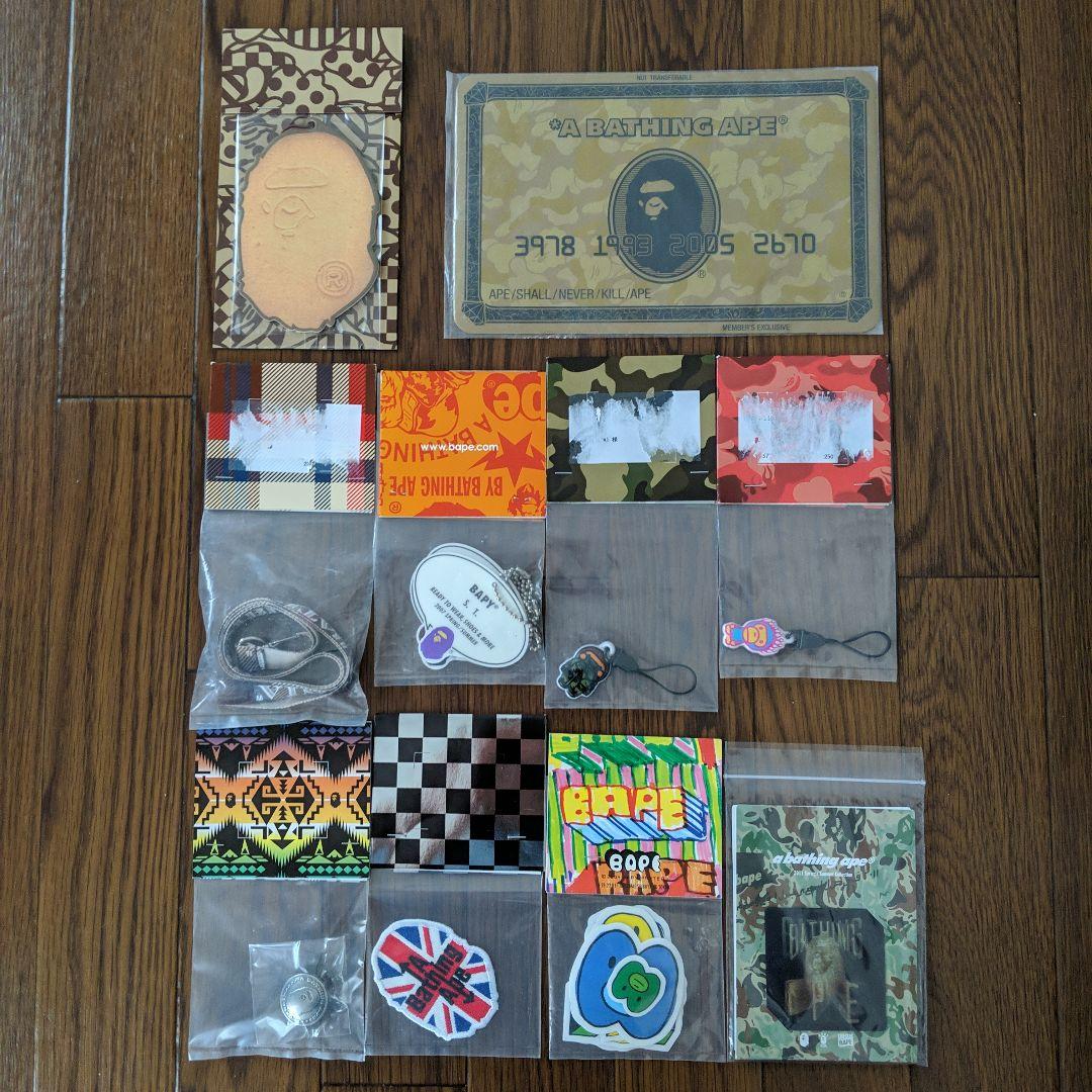 ★APE エイプ ゴールドカード柄マウスパッド他 会員限定グッズ 10点セット★