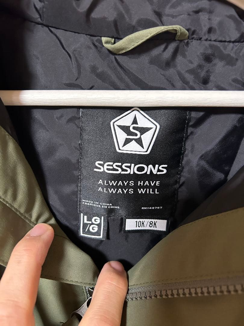SESSIONS スノーボードジャケット Lサイズ
