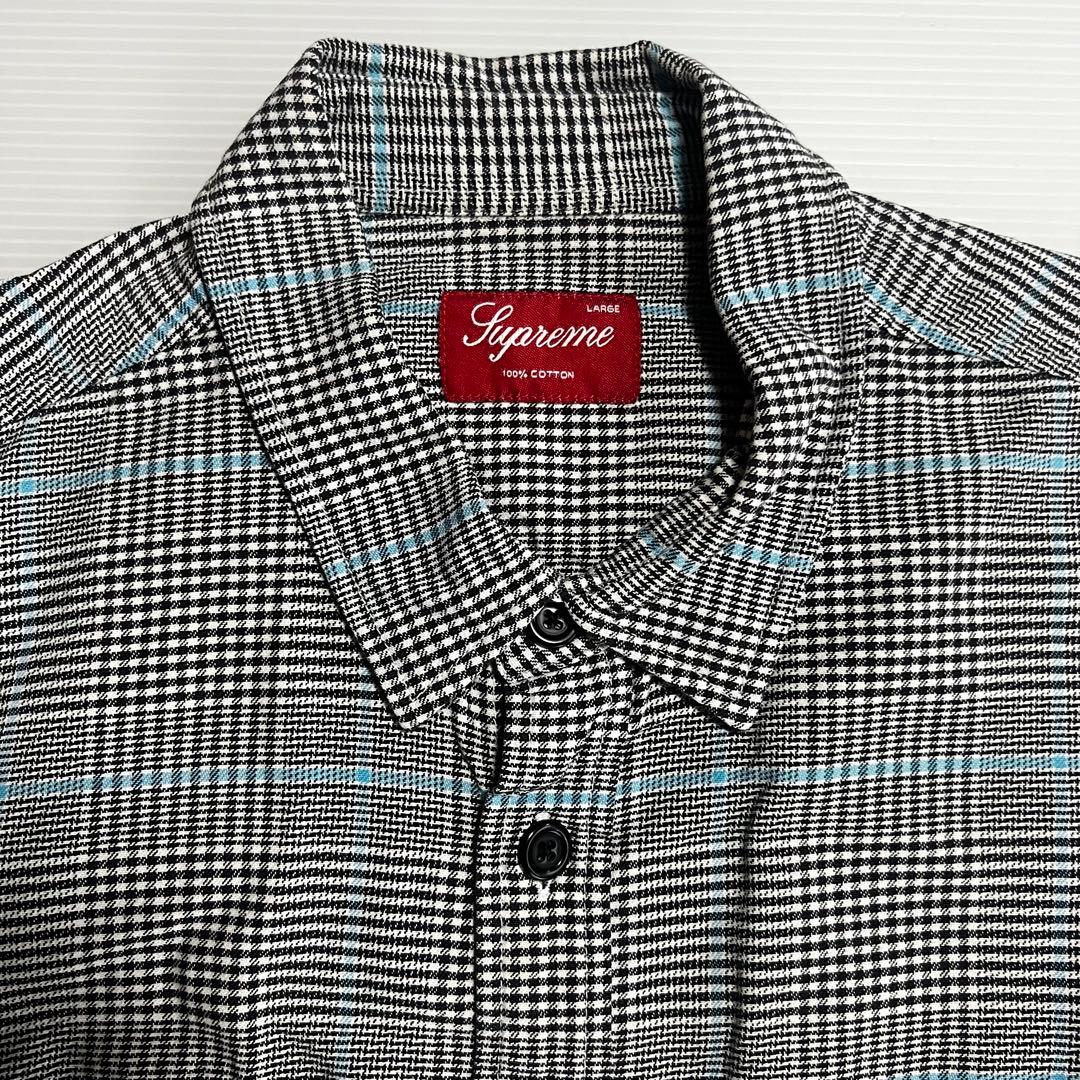 supreme チェックシャツ Lサイズ