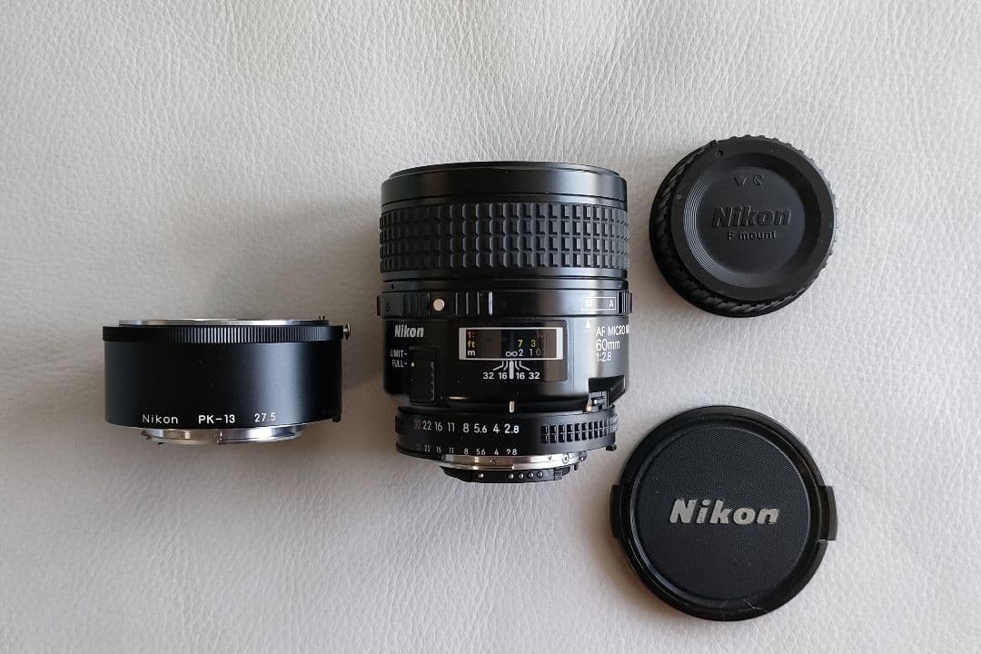 AF MicroNIKKOR 60mm f/2.8　接写撮影セット通常撮影もOK