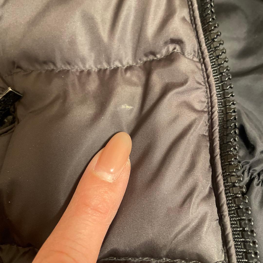 MONCLER フード付きダウンジャケット グレー