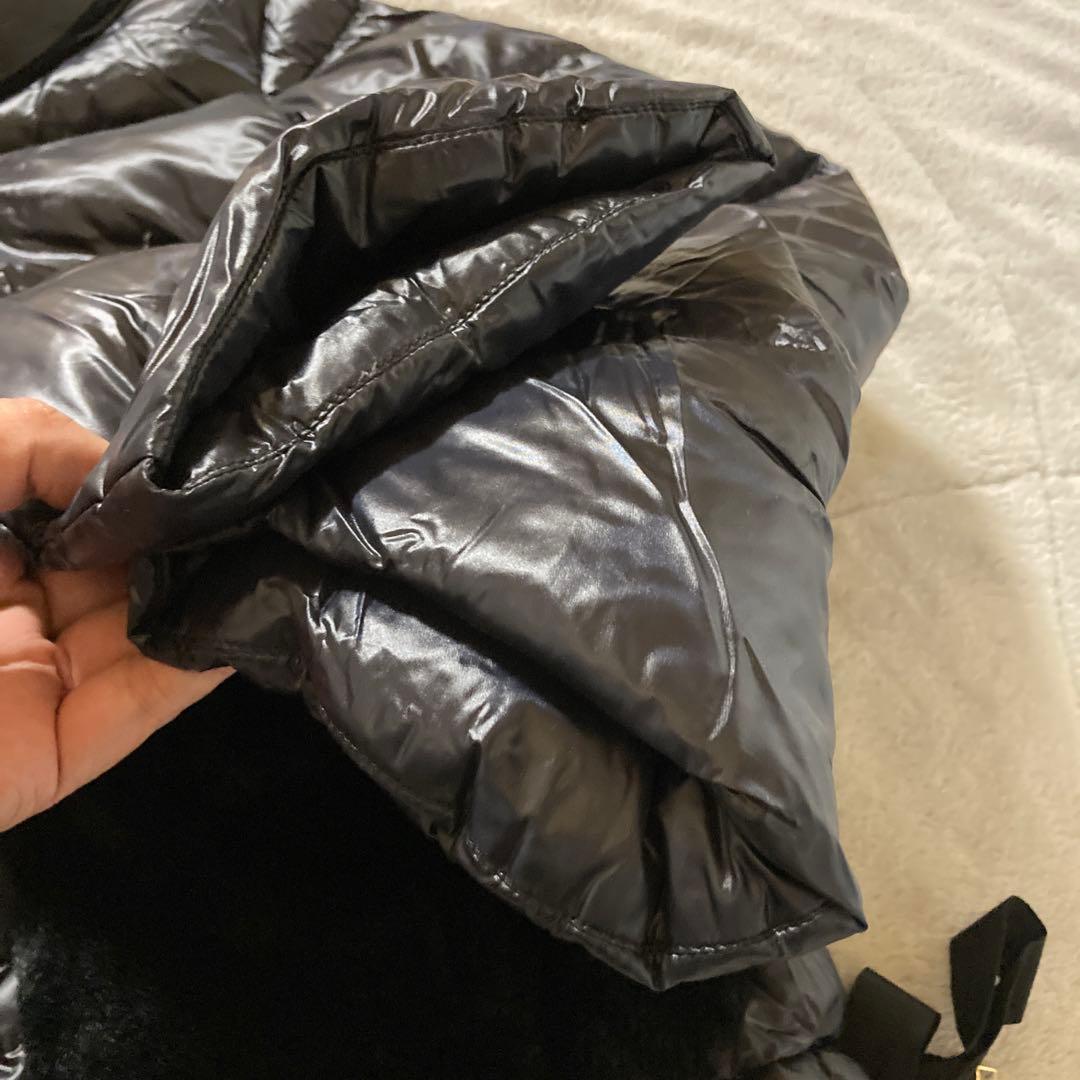 美品　HERNO ヘルノ　エコファーポケット　 ショートダウンジャケット　42