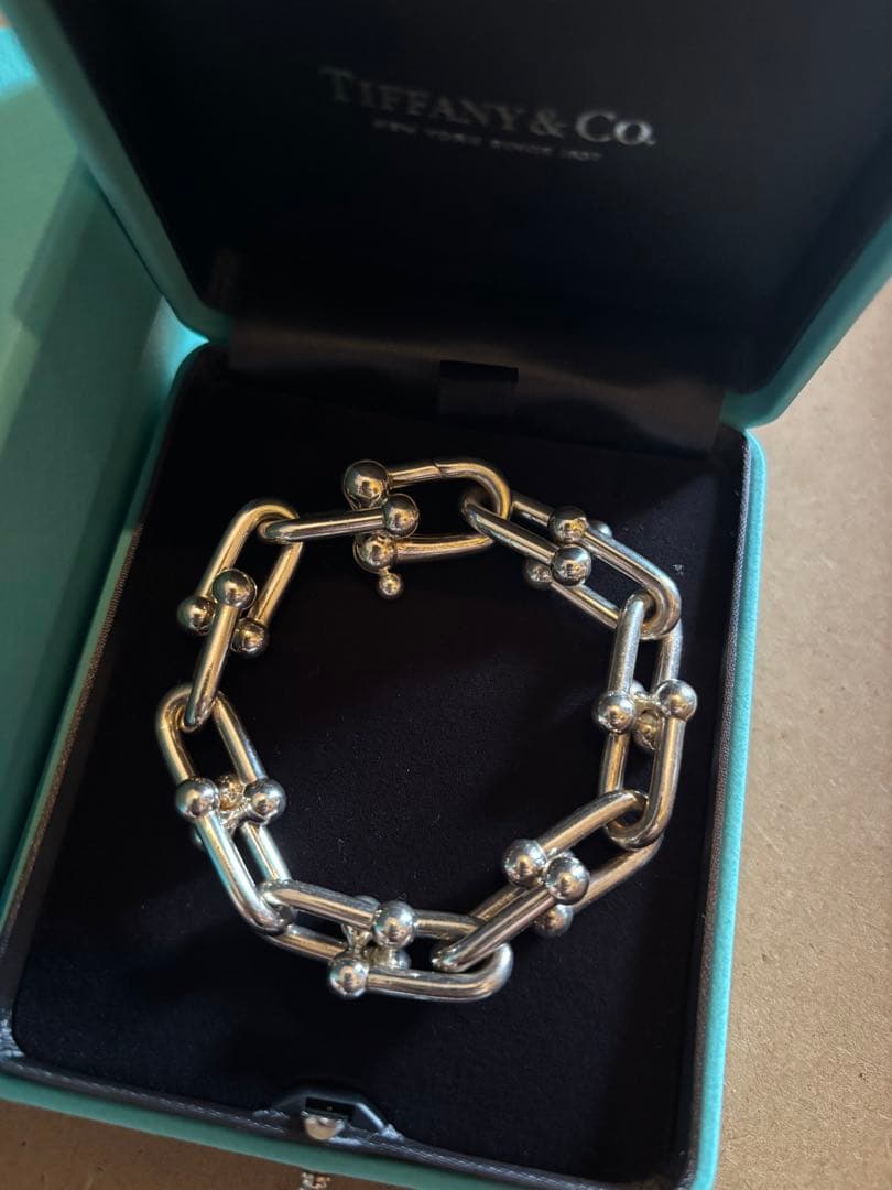 Tiffany & Co. ラージリンクブレスレット　シルバー　ミディアム