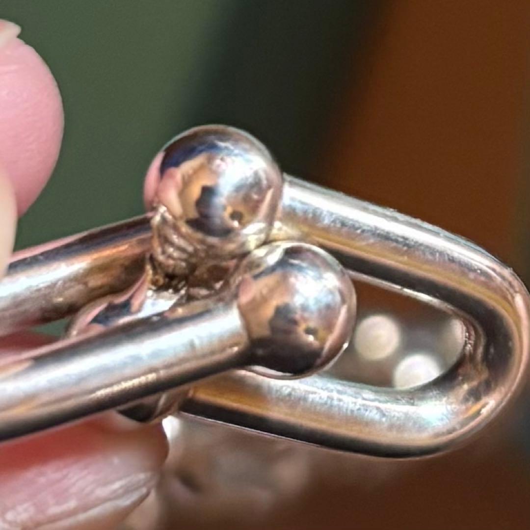 Tiffany & Co. ラージリンクブレスレット　シルバー　ミディアム