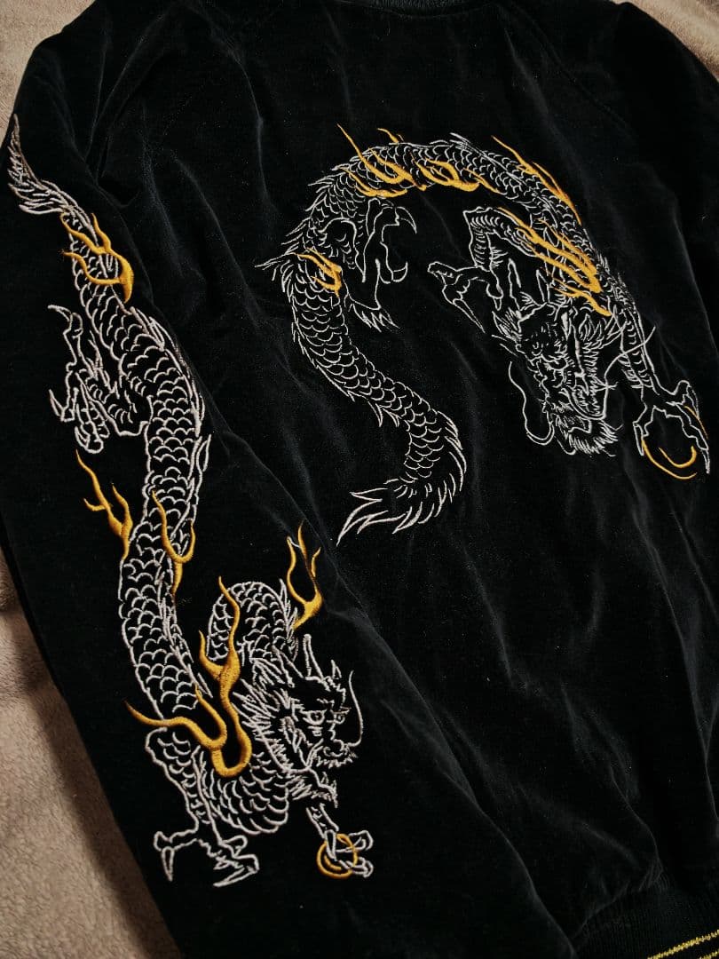 BARCEDOS 別珍 龍 日本限定 スカジャン unisex vintage