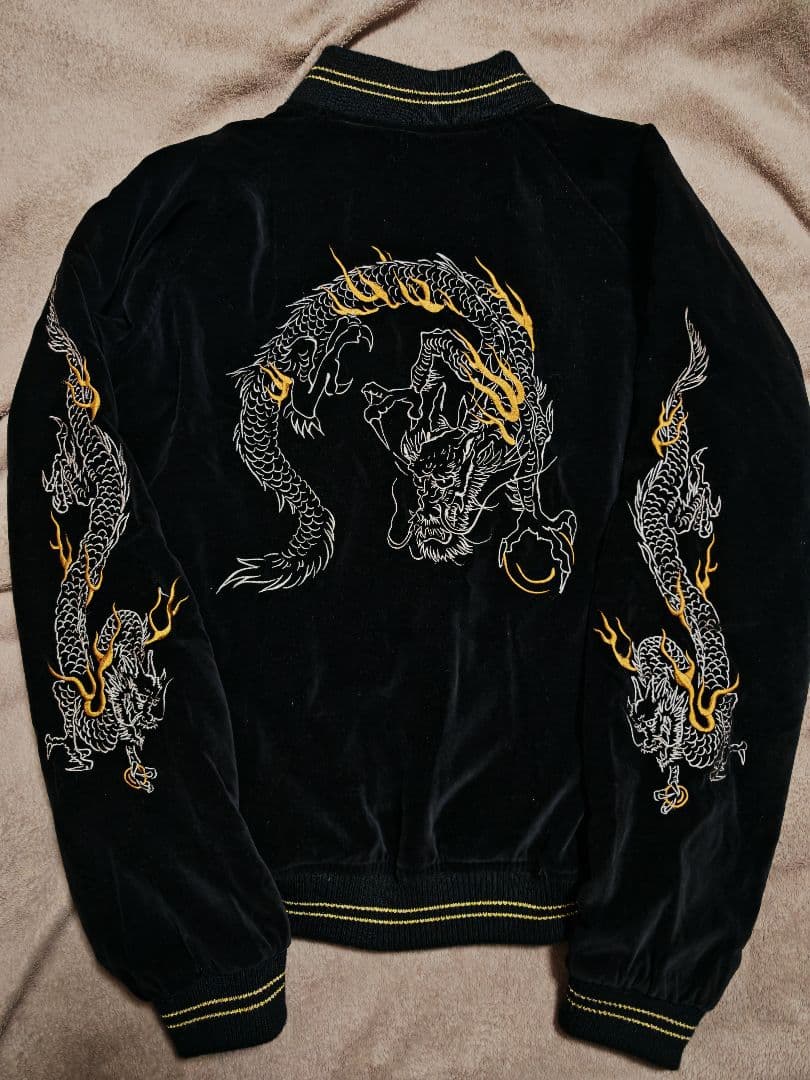 BARCEDOS 別珍 龍 日本限定 スカジャン unisex vintage