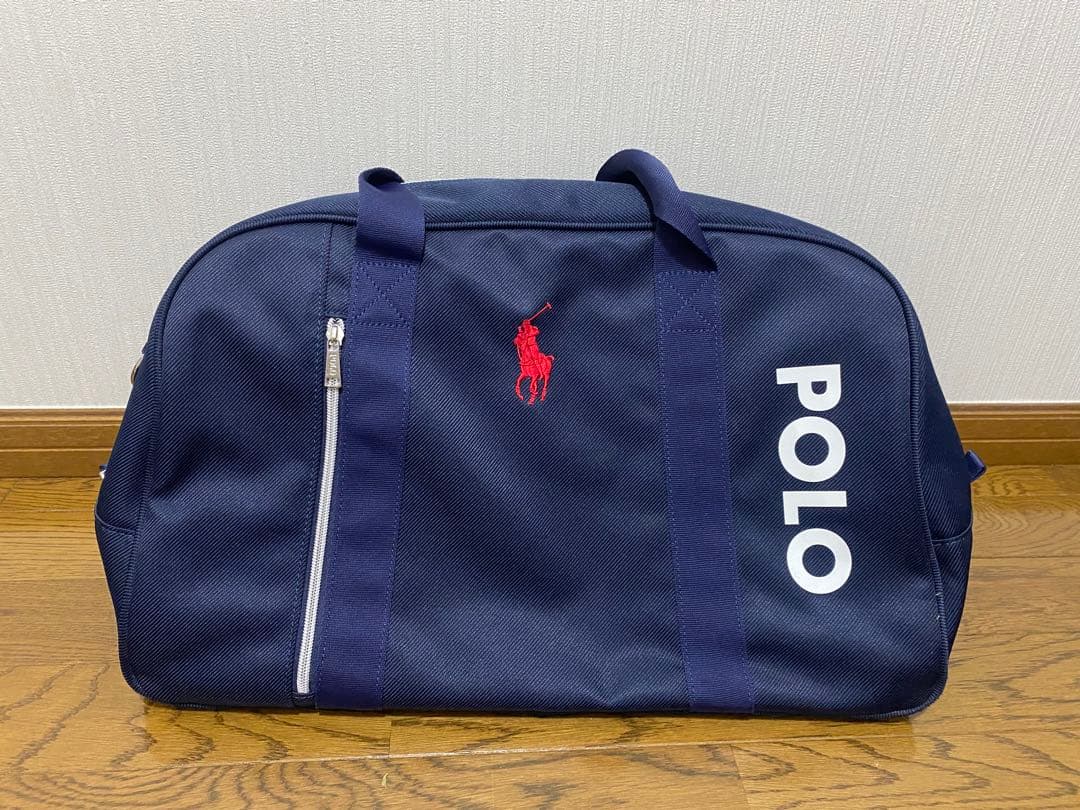 Polo ネイビー ボストンバッグ