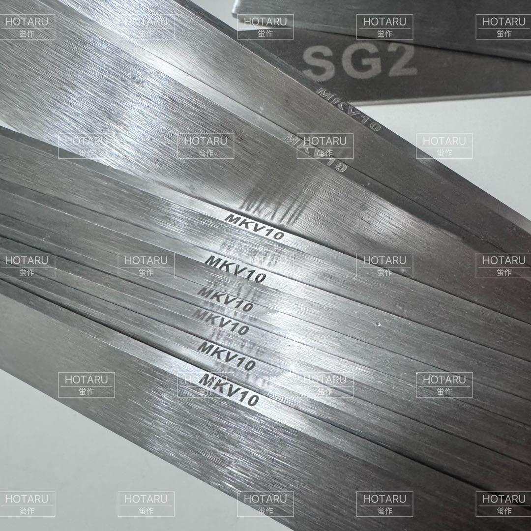 270mm 切付柳刃包丁 鏡面　黒檀黒水牛八角柄 刺身包丁 【全鋼】'鞘付き༩