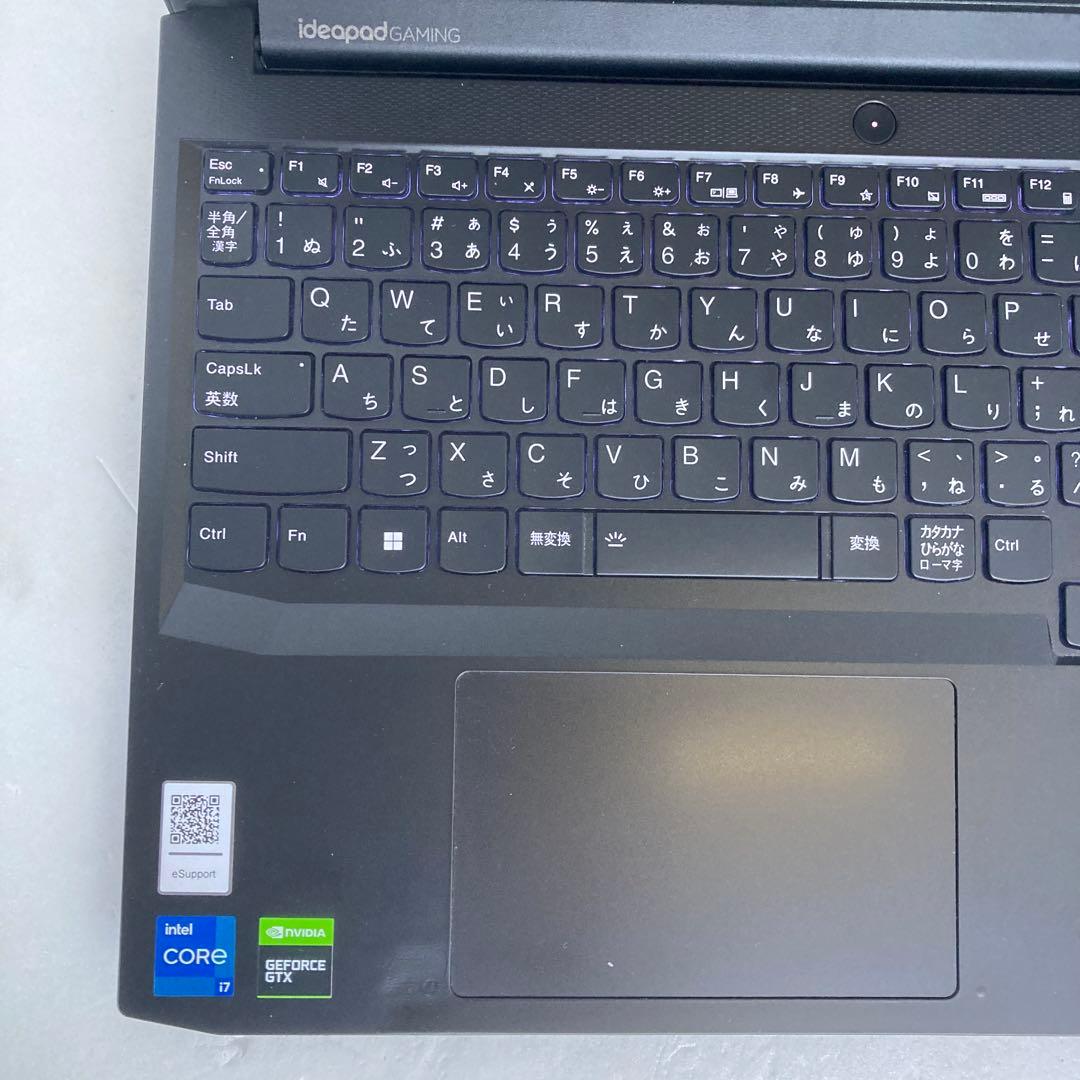 i7-11390H GTX1650 LENOVO ゲーミングノートPC　整備済み