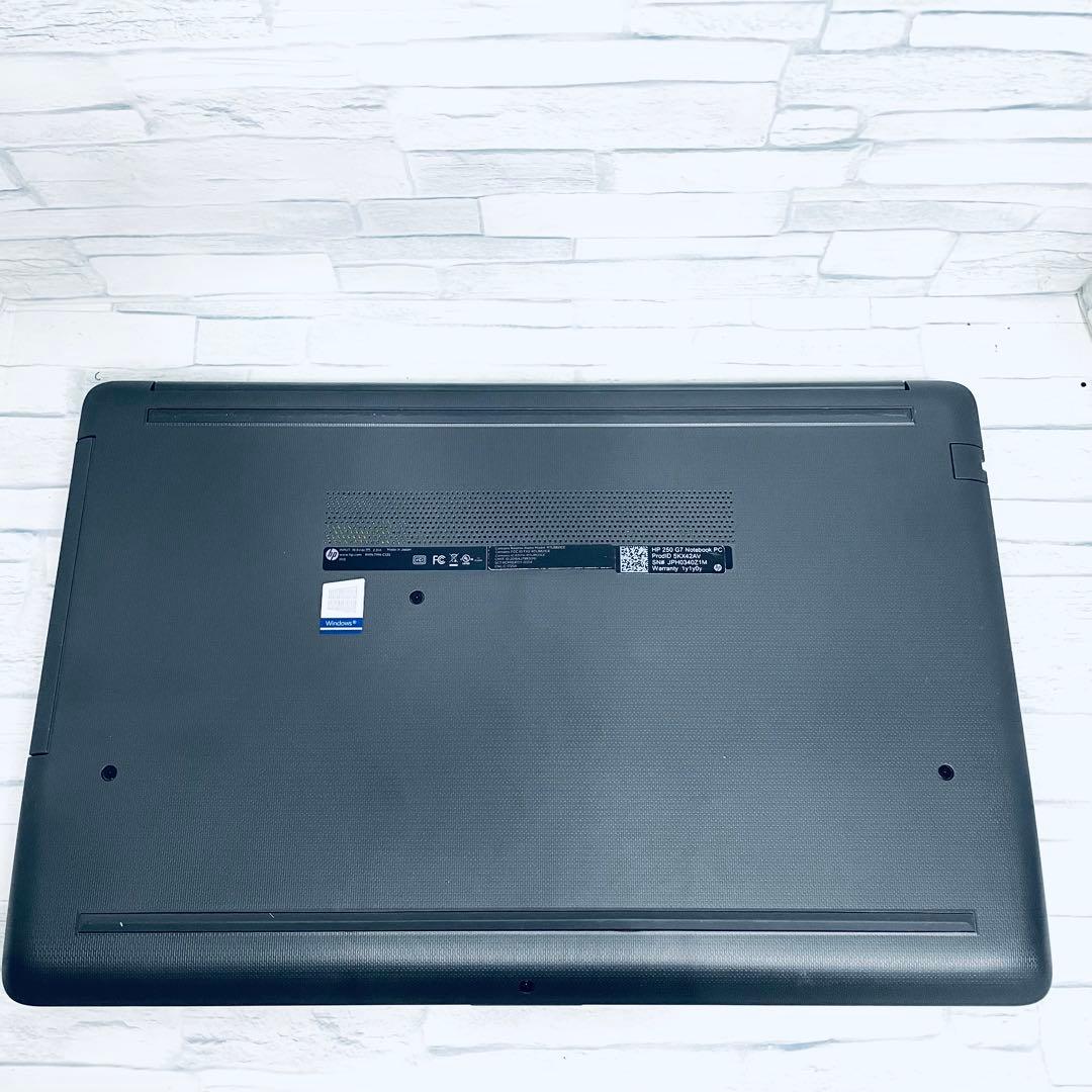hp 250 G7 SSD500GB メモリ16GB 8世代i5 DVD