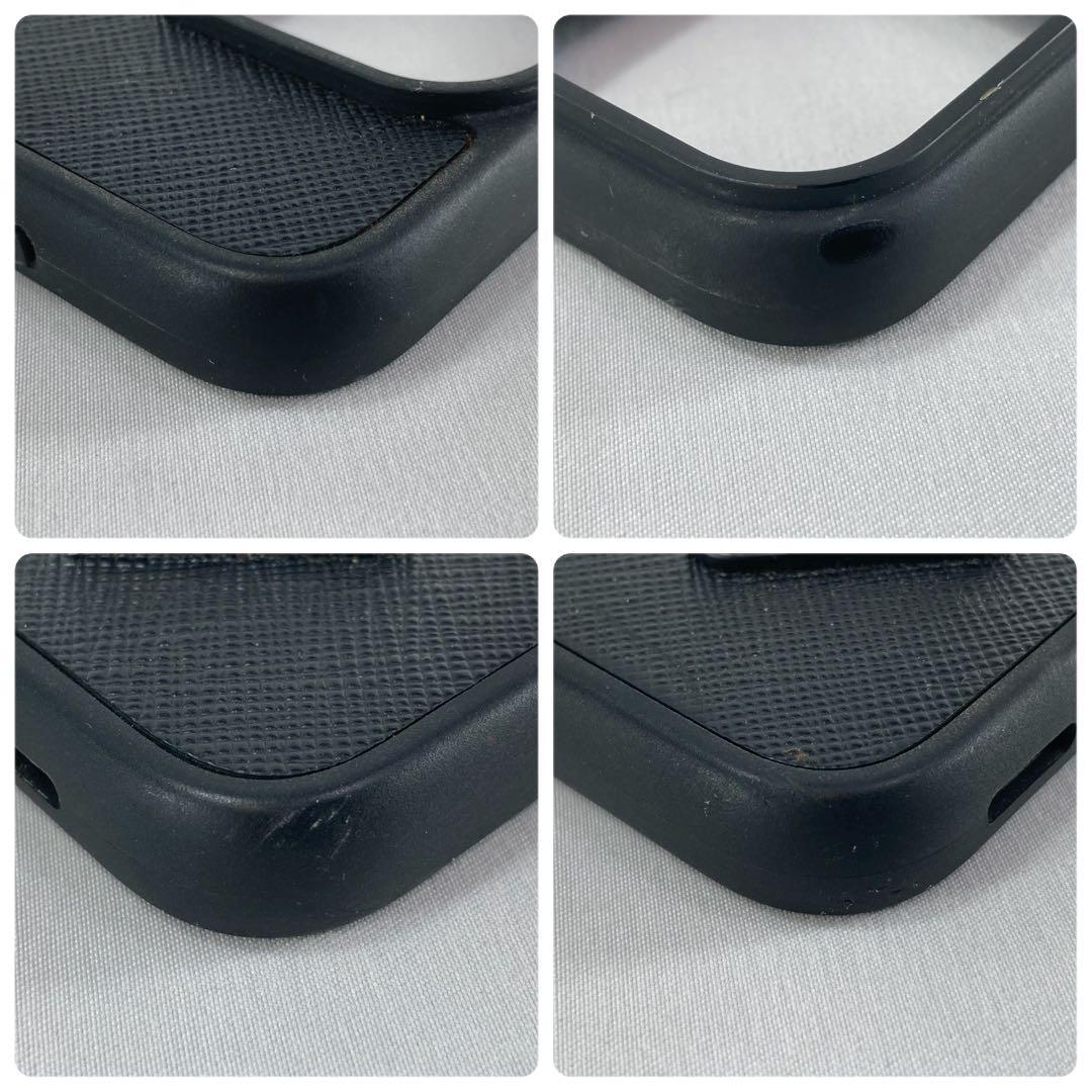 【美品】PRADA プラダ iPhone15PRO用ケース ブラック 三角ロゴ