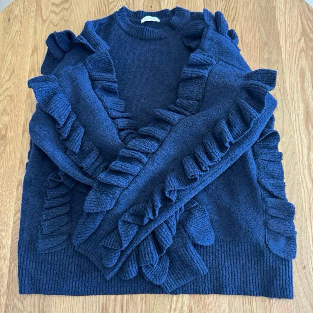 【hana0717さま専用】LAATO frillfrill kniフリルニット