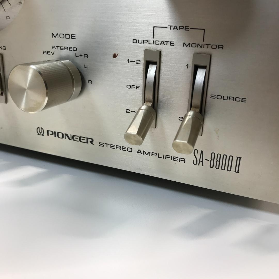 Pioneer ステレオアンプ SA-8800II プリメインアンプ　説明書付き