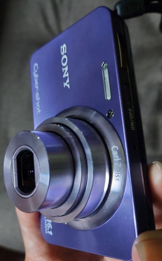 SONY Cyber-shot DSC-W570　デジカメ　パープル紫　箱付美品