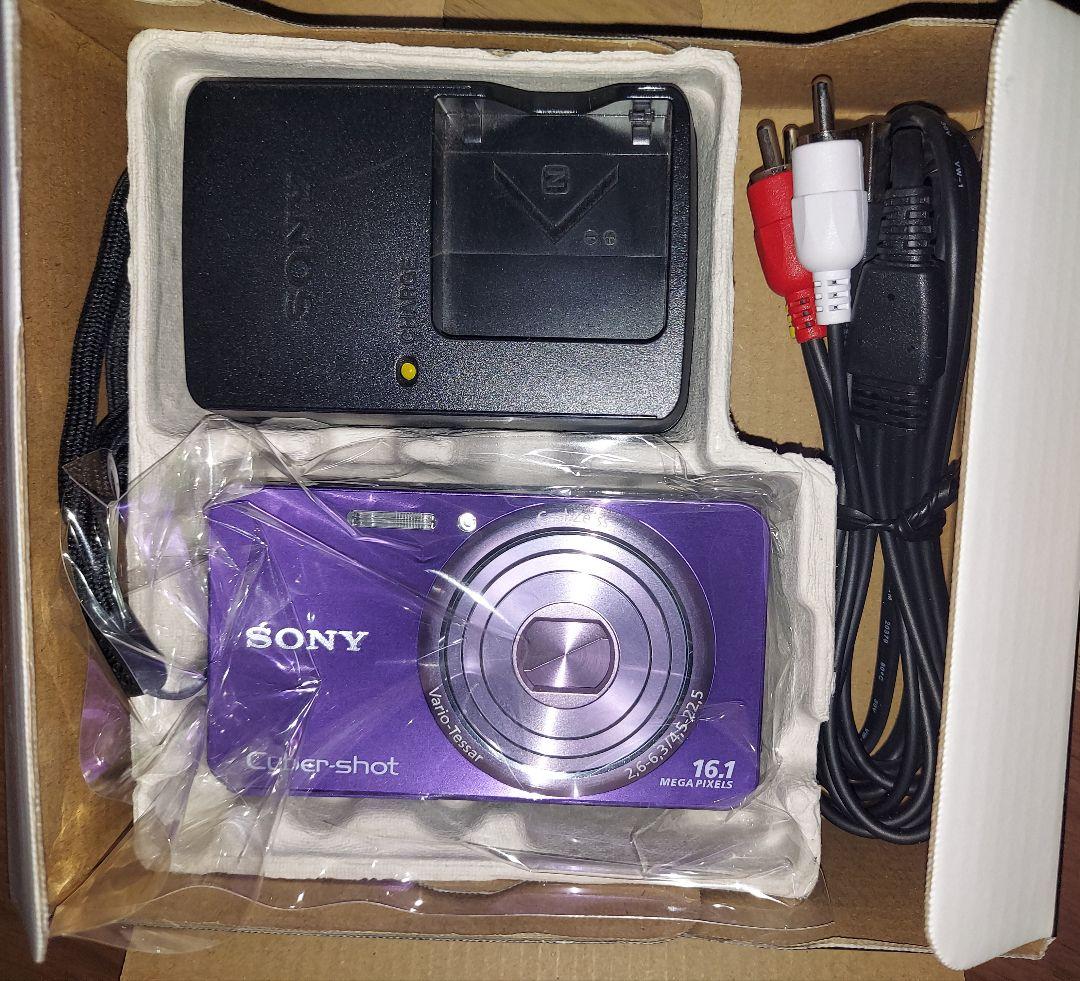 SONY Cyber-shot DSC-W570　デジカメ　パープル紫　箱付美品