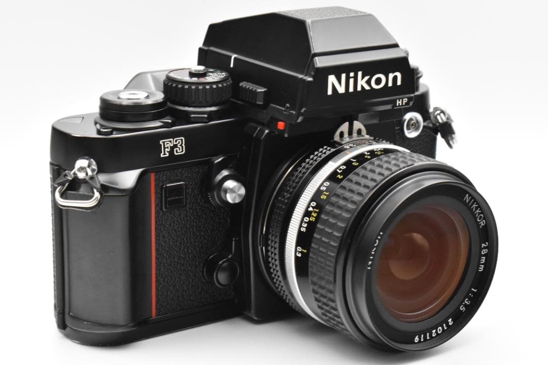 Nikon F3 HP Ai-S NIKKOR 28mm F3.5 完動品
