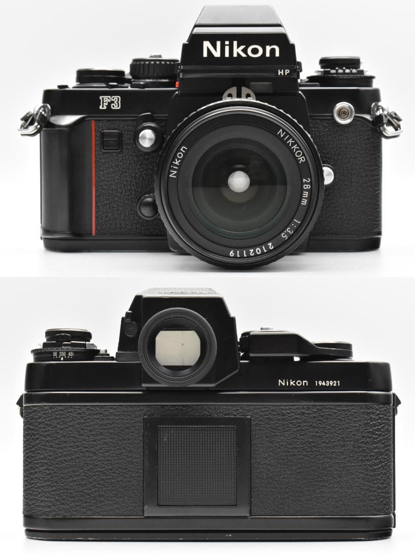 Nikon F3 HP Ai-S NIKKOR 28mm F3.5 完動品