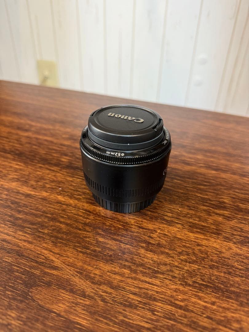 Canon 50mm 単焦点レンズ 52mmフィルター　秀逸