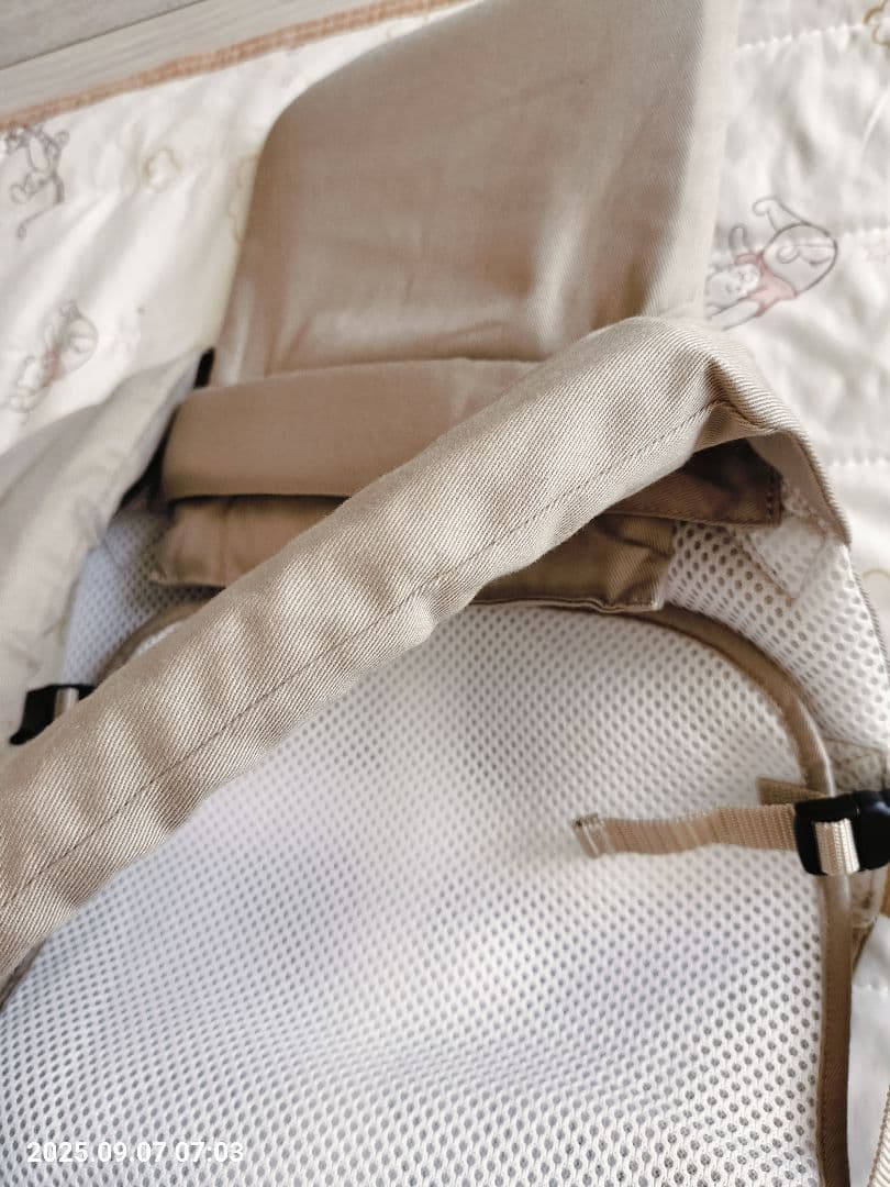 【美品】ファムキャリー おんぶ紐★モカベージュ