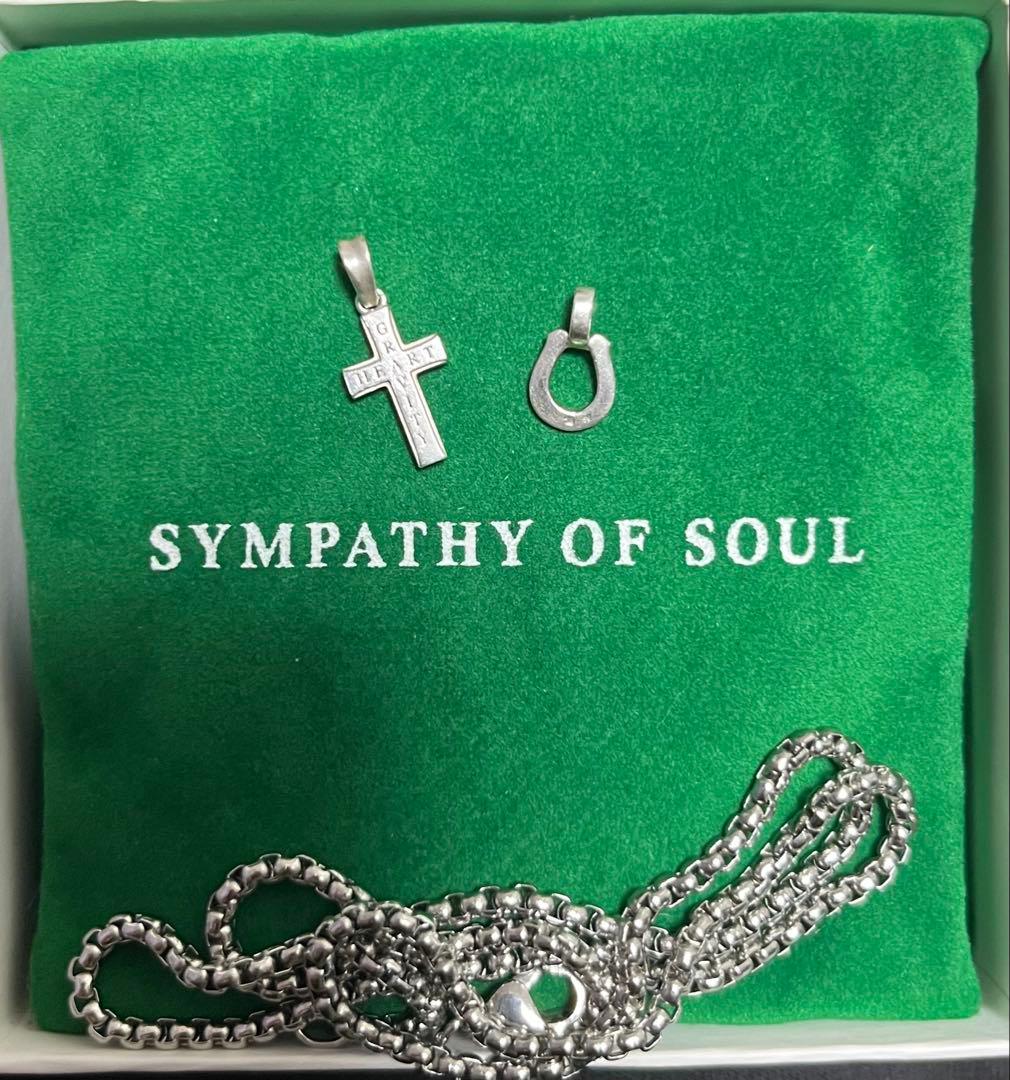 シンパシーオブソウル　シルバー925 クロス　&ホースシュー