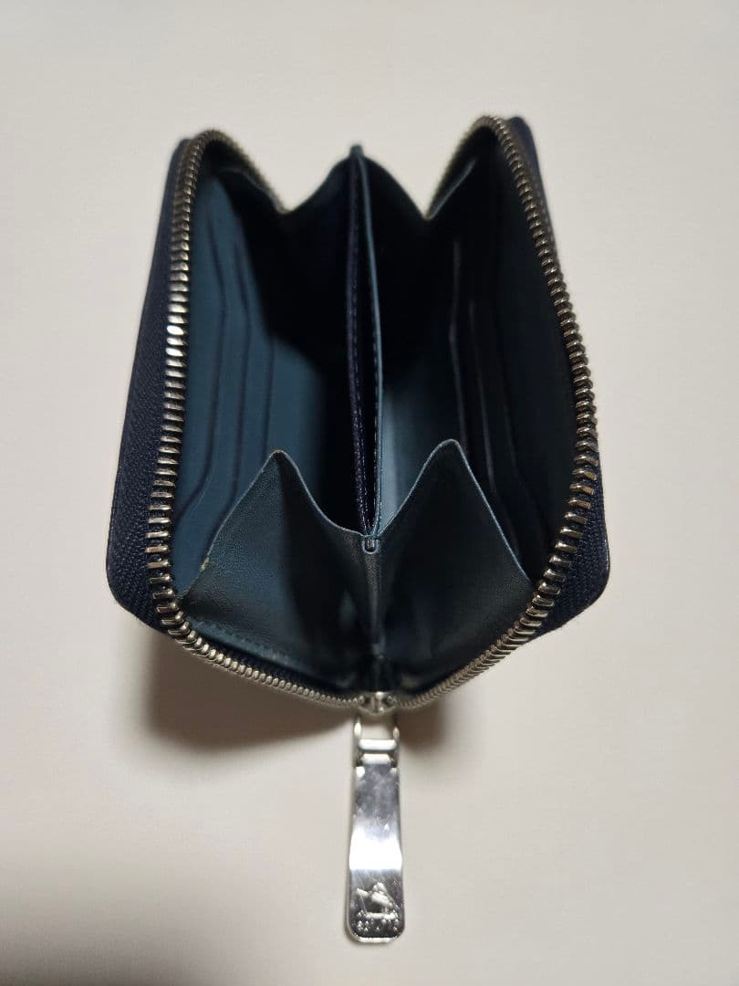 【4点セット】ペッレモルビダ 長財布・小銭入れ2個・キーケース ネイビー ブルー