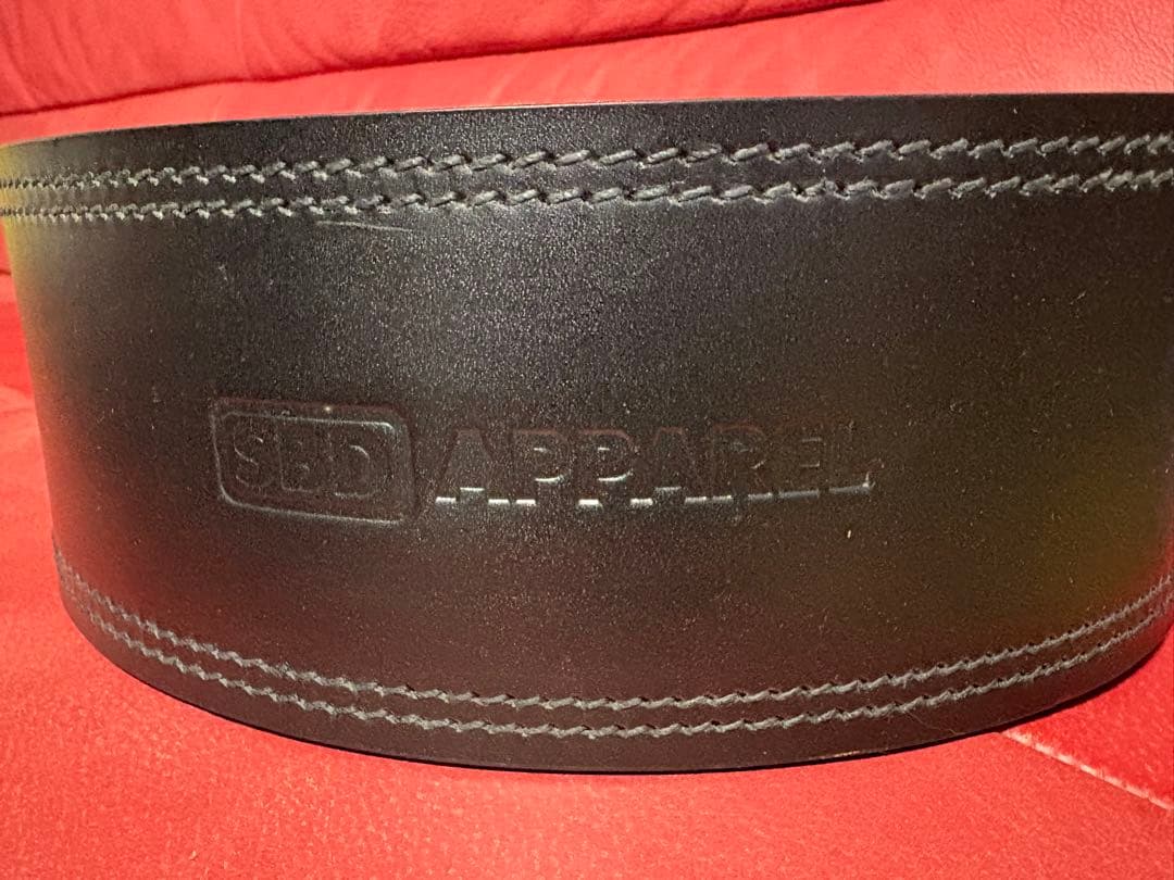 お父さんSBD トレーニング・パワーベルト 黒/赤