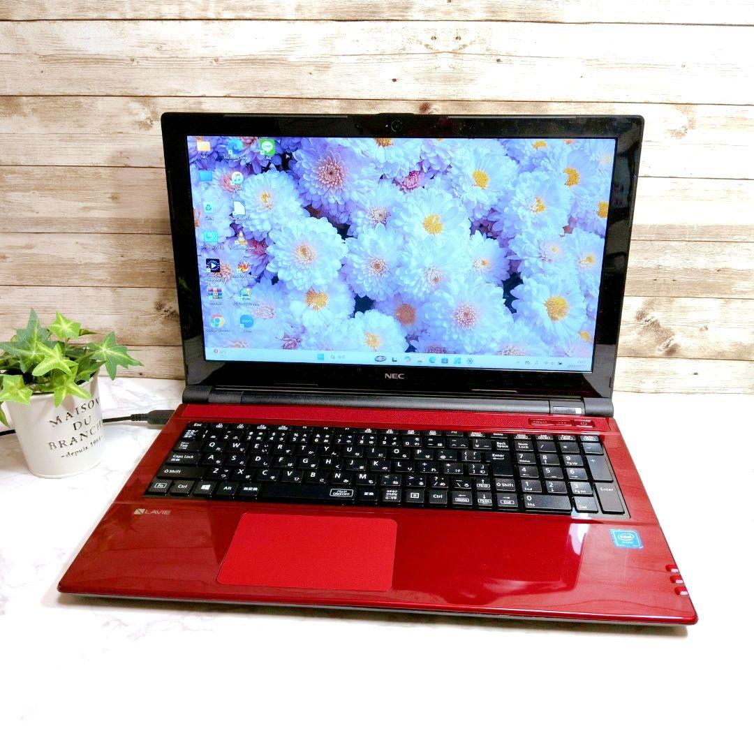 バッテリーたっぷり✨Win11 快適SSD✨カメラ付薄型ノートパソコンすぐ使える