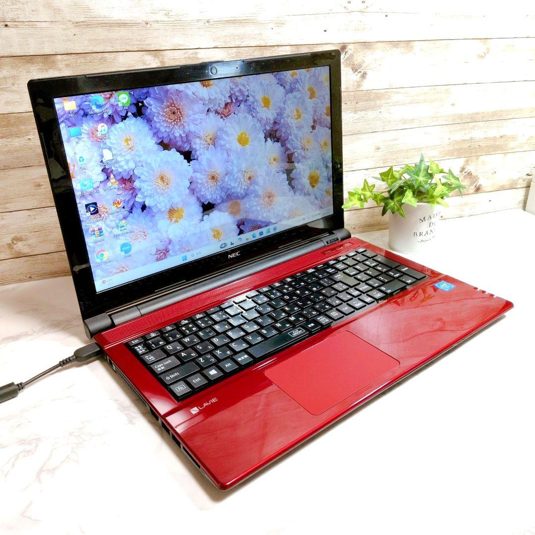 バッテリーたっぷり✨Win11 快適SSD✨カメラ付薄型ノートパソコンすぐ使える