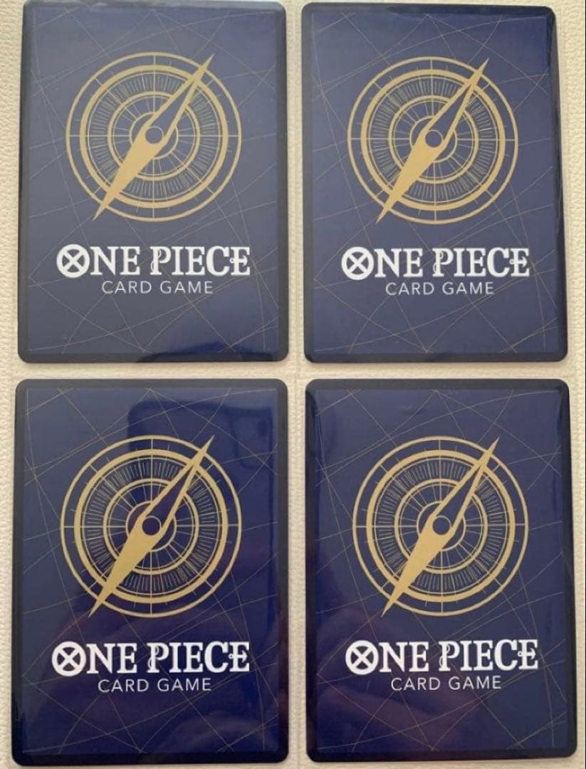 ワンピースカード ルフィ　ジャンプ　プロモカード 4枚　P-043 王冠