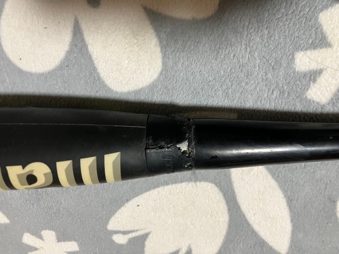 ワニクラッシャー軟式バット 84cm 一部破損