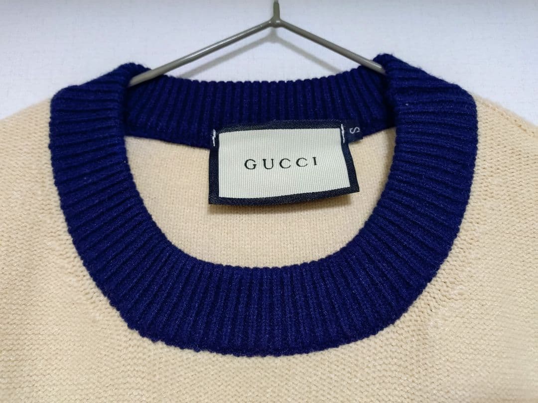 GUCCI ストライプ ニットセーター 長袖