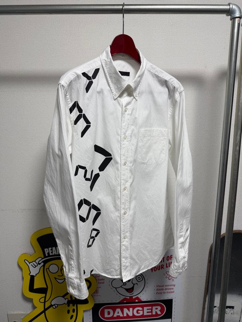 SOPHNET. x 宮島達男 TIME WATERFALL B.D SHIRT