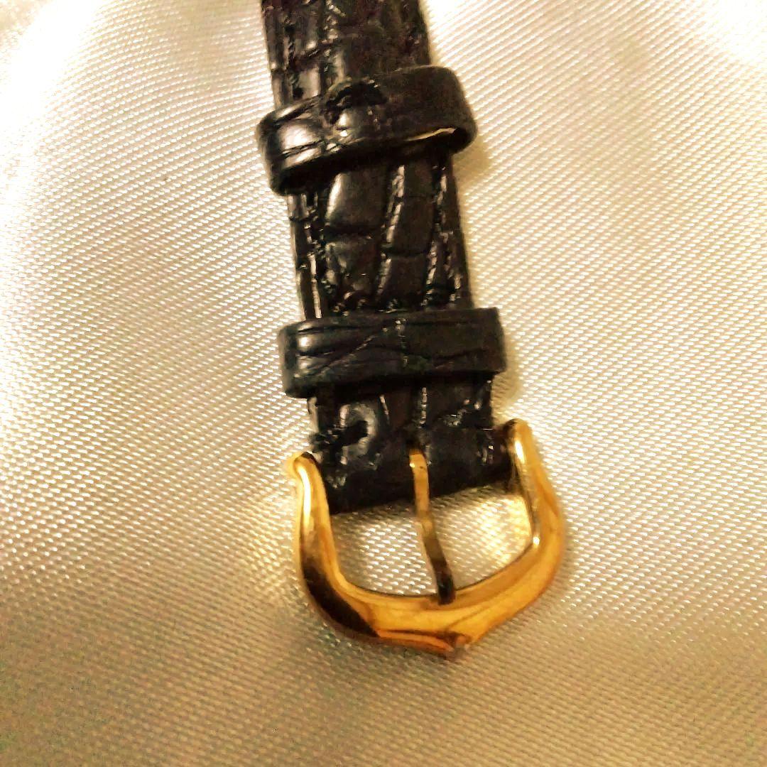 Cartier アナログ時計 ブラック/ゴールド/カルティェコリゼクオーツ腕時計