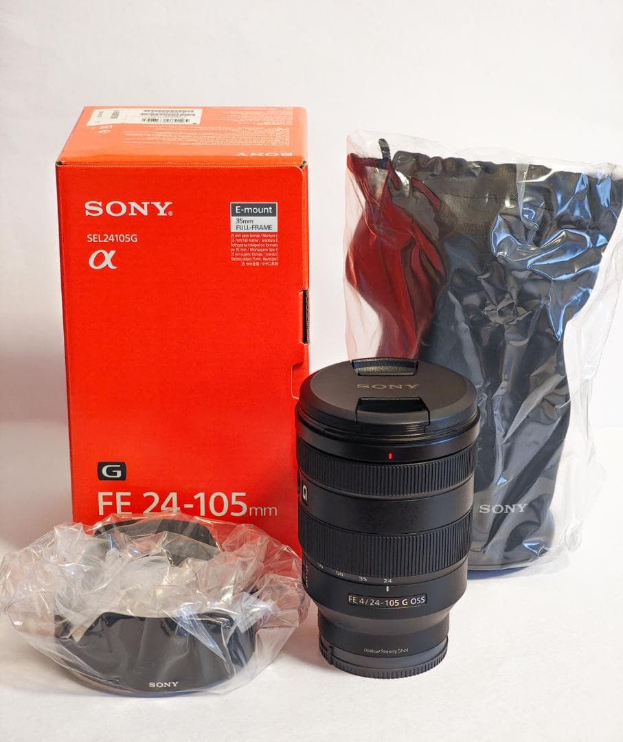 【数回使用のみ】 SONY FE 24-105mm F4 G SEL24105G