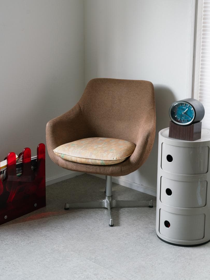 vintage 回転ラウンジチェア 1Pソファ ミッドセンチュリー レトロ