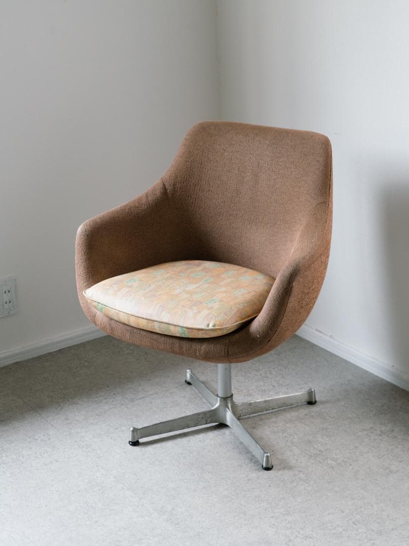 vintage 回転ラウンジチェア 1Pソファ ミッドセンチュリー レトロ