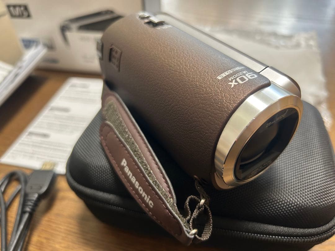 Panasonic HC-W590MS デジタルハイビジョンカメラ　一式ブラウン