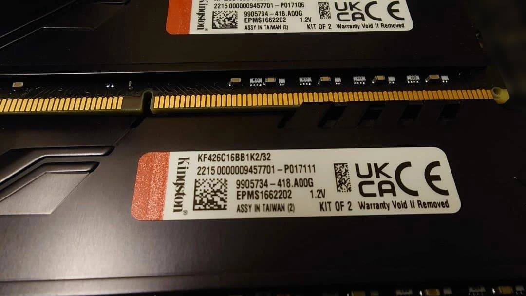 Kingston FURY メモリ DDR4-2666 32GB 16GB×2枚