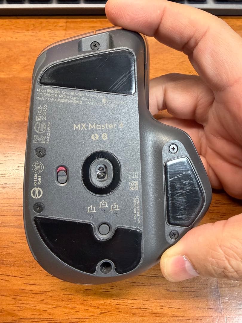 【美品】Logicool MX MASTER 4 マウス本体 グラファイト