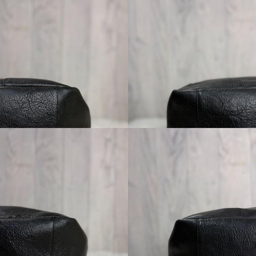 美品♡A4可♡大容量♡GANZO ガンゾ エンボスロゴ レザー トートバッグ