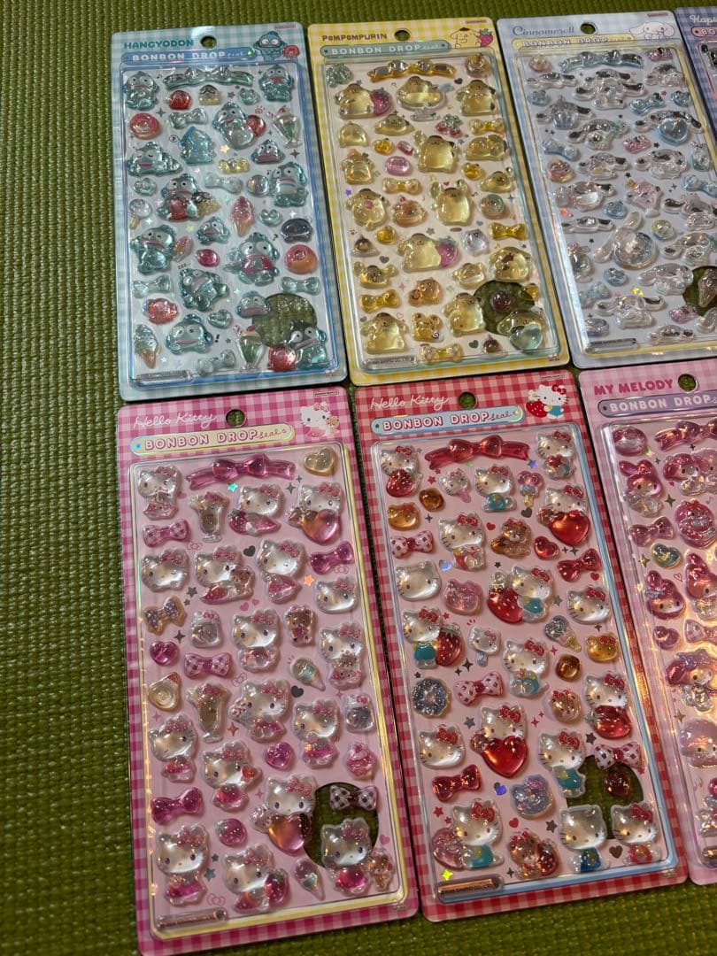 24時間以内発送/正規品/ボンボンドロップシール/サンリオ第2弾8種セット