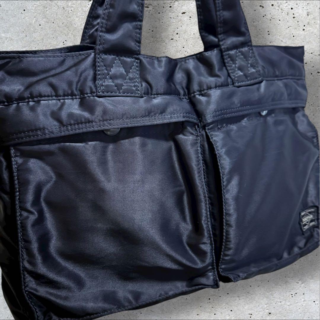 美品 PORTER ポーター　タンカー　トートバッグ　ナイロン　ブラック