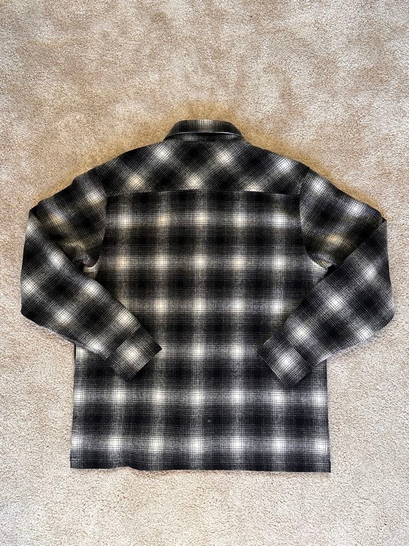 美品 カーハート carhartt ブラック チェック シャツ